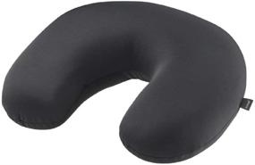 img 4 attached to Lewis N. Clark Mood Neck Pillow, Microbead Pillows, Airplane Pillow and Cervical Neck Pillow for Kids and Adults, Travel Pillow with Neck Support in Charcoal