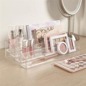 img 2 attached to 💅 STORi Clear Plastic Nail Polish Organizer - Multi-Level Design, Accommodates 40 Bottles