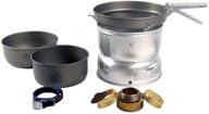 🍳 trangia 25 series: aluminum camping kitchen set with alcohol stove – ultimate outdoor cooking gear logo
