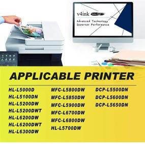 img 3 attached to 🔄 Enhanced v4ink DR820 Replacement Drum Unit for Brother HL-L6200DW/L6300DW & MFC-L5900DW Printers