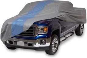 img 4 attached to 🚛 Duck Covers A1T217 Defender Pickup Truck Cover for Standard Cab Short Bed Trucks - 217" Length, Gray/Light Blue, 70" Width, 60" Height