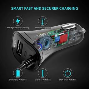 img 2 attached to ⚡️ Fast Charging USB C Car Charger Adapter and Type C Cable for Galaxy S20 Ultra S10 Note LG Air Huawei Moto Pixel Google Phone - Car Charger USB C 2.4A