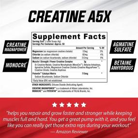 img 1 attached to Enhanced Muscle Growth & Strength Building with iSatori Creatine A5X - Advanced 5-Phase Creatine Monohydrate Powder for Training, Weight Lifting & Recovery - Unflavored Dietary Supplement (50 Servings)
