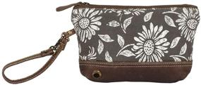 img 4 attached to 🌻 Myra Bag Sunflower Pouch Upcycled Wristlet Bag S-1286: An Eco-Friendly Fashion Statement