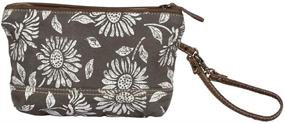 img 3 attached to 🌻 Myra Bag Sunflower Pouch Upcycled Wristlet Bag S-1286: An Eco-Friendly Fashion Statement