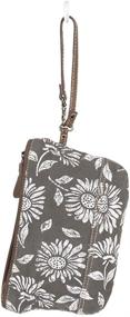img 2 attached to 🌻 Myra Bag Sunflower Pouch Upcycled Wristlet Bag S-1286: An Eco-Friendly Fashion Statement
