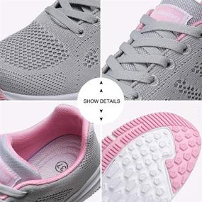 img 1 attached to FUDYNMALC Athletic Comfortable Sneakers Breathable Women's Shoes for Athletic