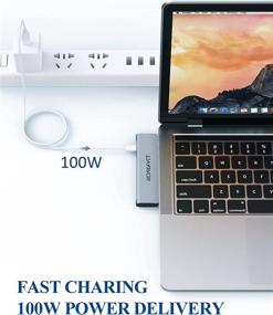 img 1 attached to 🔌 LIKFAVOR USB C Hub: 6-in-2 Adapter with HDMI, Thunderbolt 3 Charging, USB 3.0 Ports, SD/TF Card Reader for MacBook Pro/Air