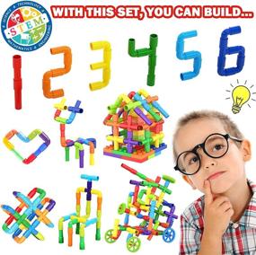 img 3 attached to 🧱 WishaLife: The Ultimate Tubular Construction Building for Educational Fun!