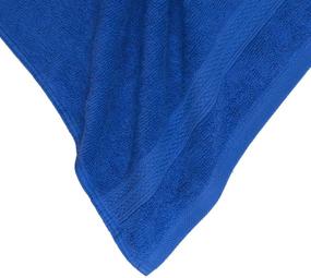 img 2 attached to 🛀 Avalon Towels Premium Royal Blue Towel Set – 600 GSM, 8-Pack of Highly Soft, Absorbent Towels for Bathroom and Kitchen