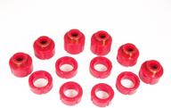 enhance vehicle performance with prothane 7-112 red body and standard cab mount bushing kit - 12 piece logo