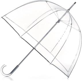 img 4 attached to ☔ Totes Signature Clear Bubble Umbrella: Style and Protection for Rainy Days