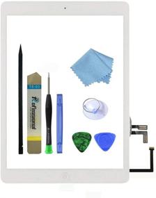 img 4 attached to 📱 Zentop White iPad Air 1st Gen Touch Screen Digitizer Replacement Kit: A1474, A1475, A1476 - Home Button, Camera Holder, Adhesive, Tool Kit