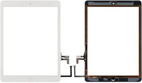 img 3 attached to 📱 Zentop White iPad Air 1st Gen Touch Screen Digitizer Replacement Kit: A1474, A1475, A1476 - Home Button, Camera Holder, Adhesive, Tool Kit