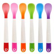 🥄 munchkin set of 6 lift infant spoons in vibrant colors logo