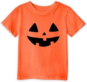 img 2 attached to 🎃 BesserBay Halloween Boys' Tops, Tees & Shirts - Lantern Pumpkin Skeleton Themed Clothing