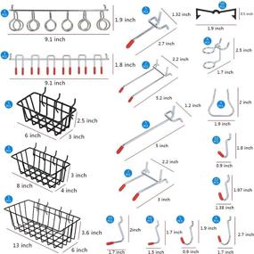 img 3 attached to 🧰 Pegboard Accessory Organizer with Assortment of Accessories