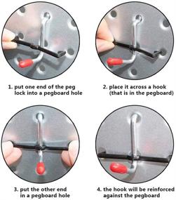 img 2 attached to 🧰 Pegboard Accessory Organizer with Assortment of Accessories