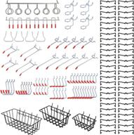 🧰 pegboard accessory organizer with assortment of accessories logo