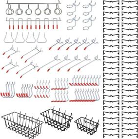 img 4 attached to 🧰 Pegboard Accessory Organizer with Assortment of Accessories