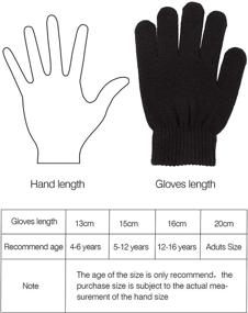 img 3 attached to Winter Magic: Keep Kids Warm with Sumind 12 Pairs Knitted Anti-slip Gloves