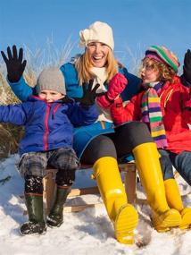 img 1 attached to Winter Magic: Keep Kids Warm with Sumind 12 Pairs Knitted Anti-slip Gloves