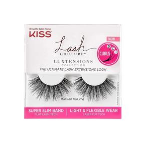 img 4 attached to 💋 Улучшенные искусственные ресницы KISS Lash Couture LuXtensions - Полоска 01: Русский объем