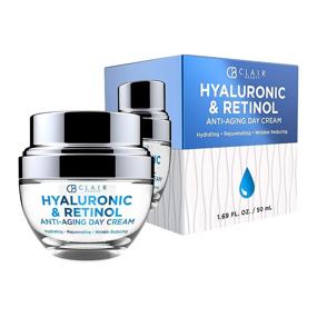 img 4 attached to 💧 CLAIR BEAUTY Hyaluronic & Retinol Anti Aging Day Cream - Reduces Wrinkles, Evens Skin Tone, and Fades Dark Spots - 50mL