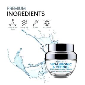 img 3 attached to 💧 CLAIR BEAUTY Hyaluronic & Retinol Anti Aging Day Cream - Reduces Wrinkles, Evens Skin Tone, and Fades Dark Spots - 50mL