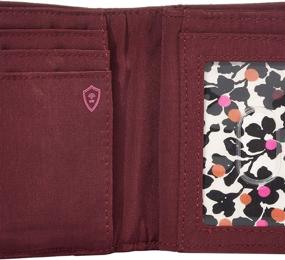 img 2 attached to 💼 Stylish and Secure: Vera Bradley Women's Microfiber Small Wallet with RFID Protection - The Perfect Accessory for Women