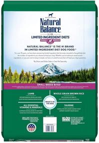 img 3 attached to 🐶 Natural Balance Limited Ingredient Diet: Small-Breed Adult Dry Dog Food with Healthy Grains and Chicken/Lamb Protein Options