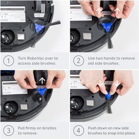 img 1 attached to 🔄 eufy RoboVac Side Brush Replacement for RoboVac 11S, 11S MAX, 30, 30C, 30C MAX, 15C, 15C MAX, 12, 25C, 35C, G10, G30, G30 Edge, G30 Hybrid – Accessory