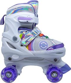 img 3 attached to 🎢 Experience the Thrill with WiiSHAM Fun Roll Adjustable Canvas Roller Skates!