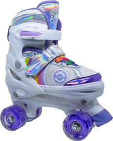 img 4 attached to 🎢 Experience the Thrill with WiiSHAM Fun Roll Adjustable Canvas Roller Skates!