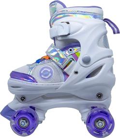 img 2 attached to 🎢 Experience the Thrill with WiiSHAM Fun Roll Adjustable Canvas Roller Skates!