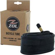 🚴 zol bicycle bike inner tube 700x35c with schrader valve - 48mm logo