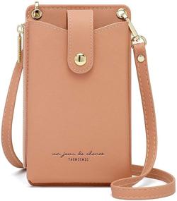 img 4 attached to CellphoneSmall Crossbody Fashion Leather Shoulder Women's Handbags & Wallets