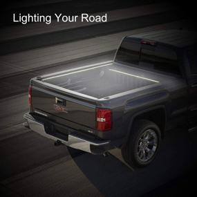 img 2 attached to 🚗 Enhance Your Truck Bed with AUTUNEER 60Inch LED Lights: Waterproof, White Strip Light Kit for RV SUV Vans Cargo Boats - Auto Lights Strip