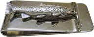 kiola designs trout fish money clip logo