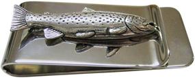 img 2 attached to Kiola Designs Trout Fish Money Clip