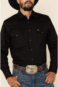 img 1 attached to 👕 Solid Wrangler Premium Performance Workshirt