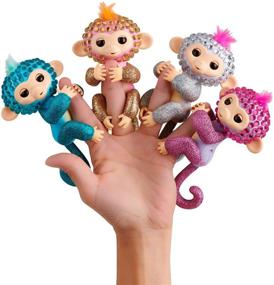 img 2 attached to WowWee Fingerlings Monkeys Fingerblings Interactive Puppets & Puppet Theaters for Finger Puppets