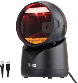 img 4 attached to 📟 Tera Pro Adjustable Scan Head USB Wired Barcode Reader - 1D 2D Desktop Omnidirectional Barcode Scanner Hands-Free Scanner with USB Cable Model 780