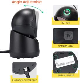 img 3 attached to 📟 Tera Pro Adjustable Scan Head USB Wired Barcode Reader - 1D 2D Desktop Omnidirectional Barcode Scanner Hands-Free Scanner with USB Cable Model 780
