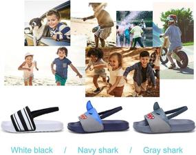 img 1 attached to 👦 Okilol Toddler Sandals: Stylish & Comfortable Boys' Shoes for Summer Outdoor Adventures