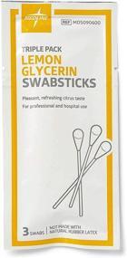 img 1 attached to 🍋 Lemon Glycerin Swabsticks: 750 Count Swabs for Dry Mouth by Medline