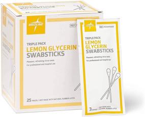 img 4 attached to 🍋 Lemon Glycerin Swabsticks: 750 Count Swabs for Dry Mouth by Medline