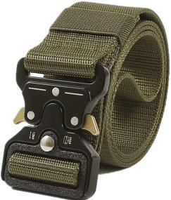 img 4 attached to Tactical Military Plastic Webbing 🎖️ with Breathable Design for Men's Accessories