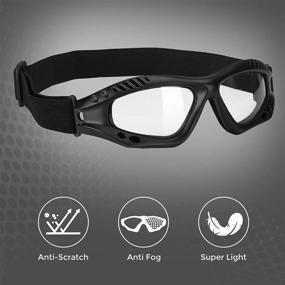 img 3 attached to 🏍️ ROAR Motorcycle Cycling Goggles Glasses - Outdoor Sports Sunglasses