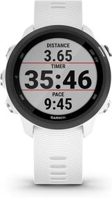 img 1 attached to Garmin Forerunner 245 GPS Running Smartwatch With Included Wearable4U 3 Straps Bundle (White Music 010-02120-21 Outdoor Recreation